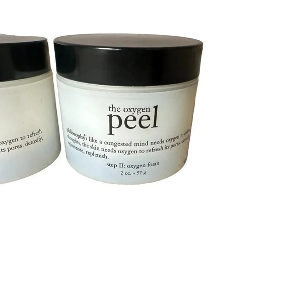 Philosophy Four Jars The Oxygen Peel Step 2 Foam Face Skincare New Sealed 2 Oz - Picture 3 of 6